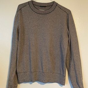 Everlane Organic Cotton Striped Crew Sweater